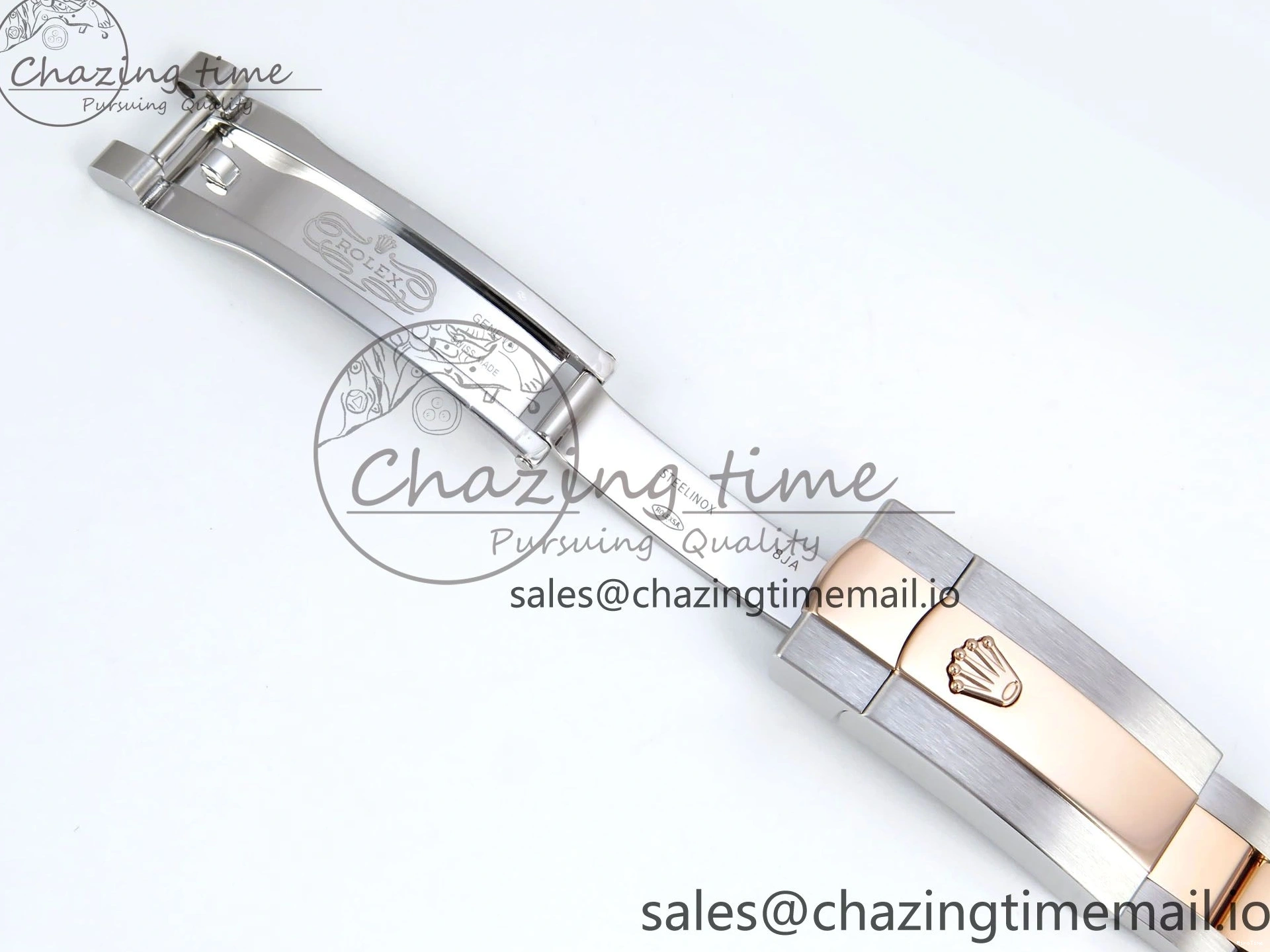 MiroTime 0218 DateJust 31 278271 ARF 1:1 Best Edition 904L Steel Purple Roman Diamonds Dial on SS RG Oyster Bracelet ETA TechFriendly 523